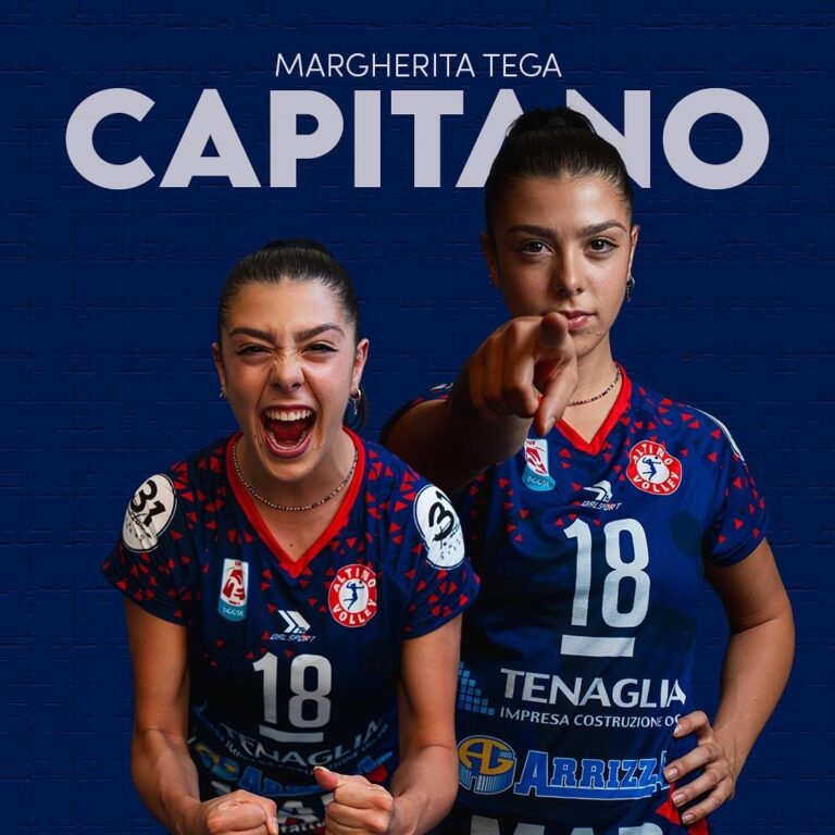 MARGHERITA TEGA È IL CAPITANO DELLA TENAGLIA ABRUZZO VOLLEY